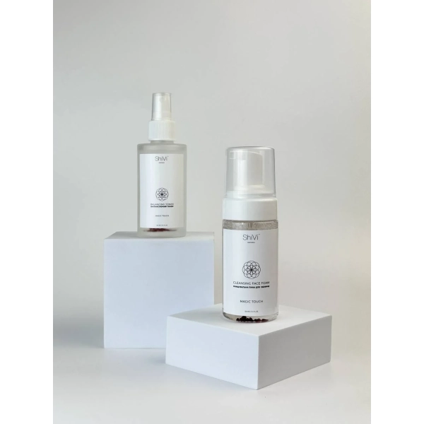 НАБІР ДЛЯ ОЧИЩЕННЯ ТА БАЛАНСУ ШКІРИ «НІЖНІСТЬ» Пінка + тонер